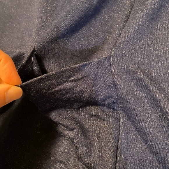 Coin 1804 Navy Blue Sleeveless Dress Medium NWT - Picture 8 of 9